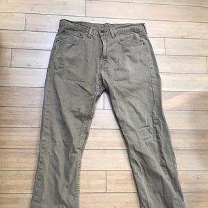 Tan Levi’s 505 Khakis